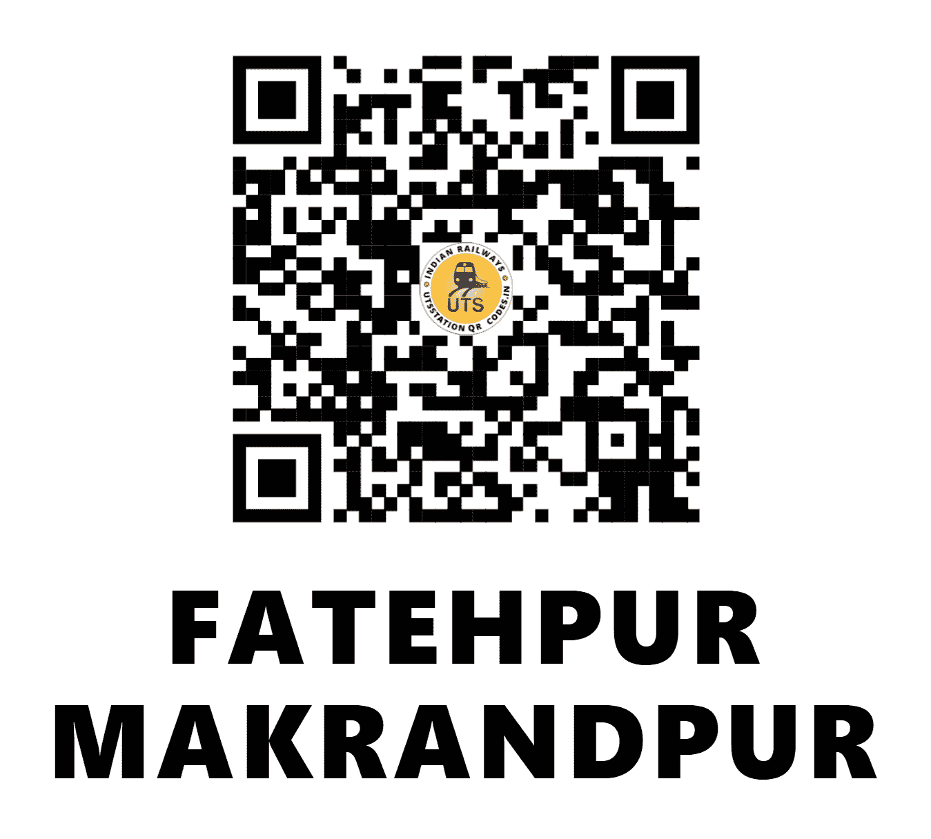 UTS QR Code for FATEHPUR MAKRANDPUR - FPMP - NC (UTTAR PRADESH)